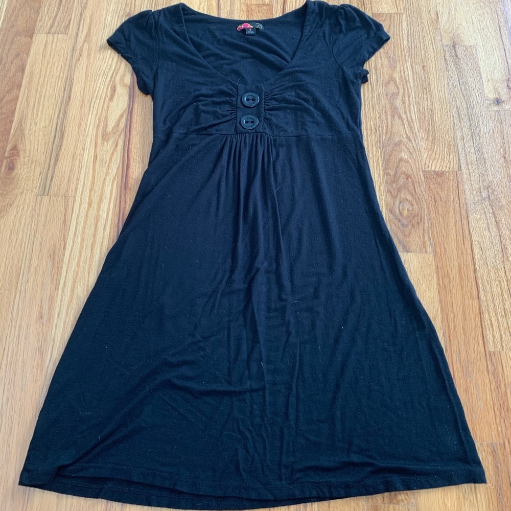 Black flowy dress